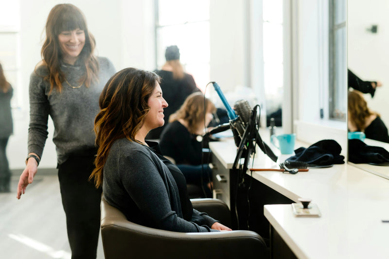 The salon is part of the experience.